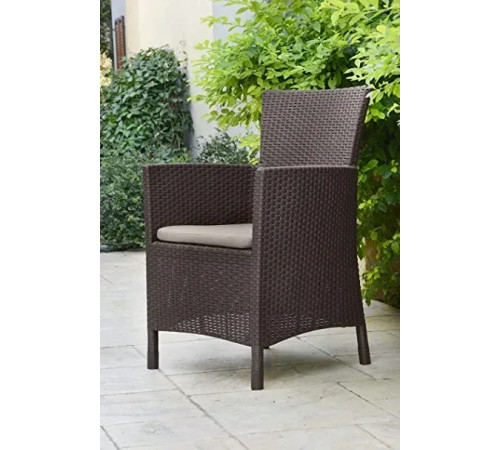 Крісло садове Keter Lowa DC коричневе