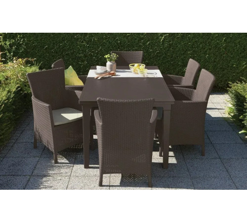 Крісло садове Keter Lowa DC коричневе