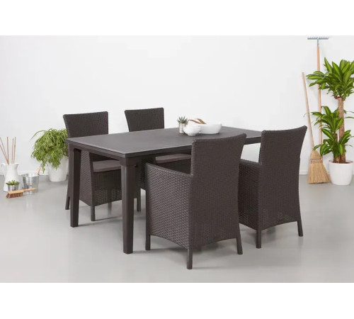 Крісло садове Keter Lowa DC коричневе