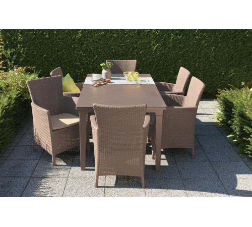 Крісло садове Keter Lowa DC капучино