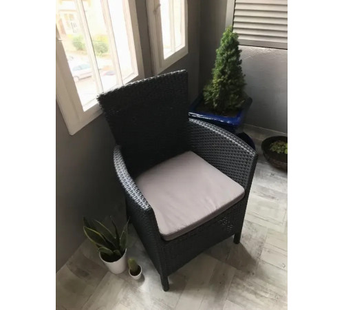 Крісло садове Keter Lowa DC графіт