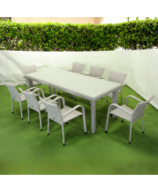 Комплект садових меблів Greengard Вермонт 220, бежевий