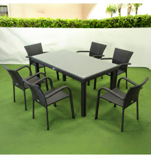 Комплект садових меблів Greengard Вермонт 160, коричневий