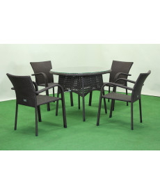 Комплект садових меблів Greengard Балеар Лайт, коричневий