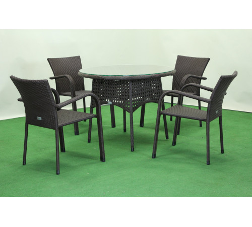 Комплект садових меблів Greengard Балеар Лайт, коричневий