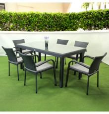 Комплект садових меблів Greengard Вермонт 180, сірий