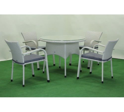 Комплект садових меблів Greengard Балеар Лайт, білий