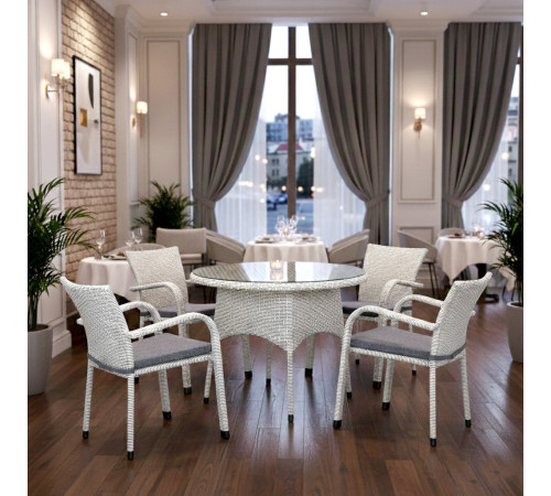 Комплект садових меблів Greengard Балеар Лайт, білий