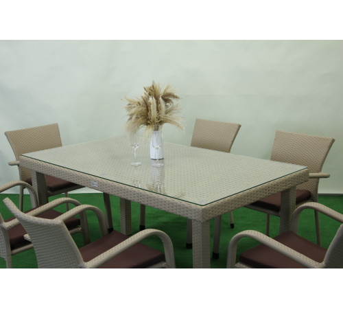 Комплект садових меблів Greengard Вермонт 180, бежевий