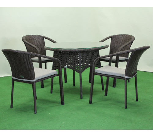 Комплект садових меблів Greengard Балеар Лайт New, коричневий