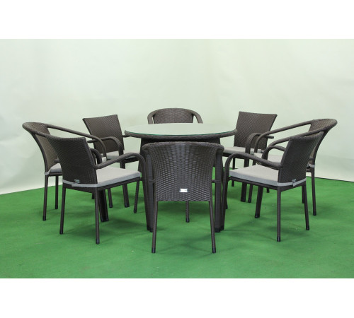 Комплект садових меблів Greengard Балеар Лайт New, коричневий