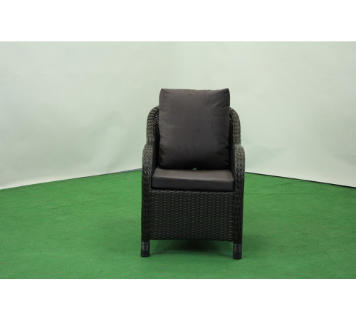 Комплект садових меблів Greengard Версаль, коричнево-чорний