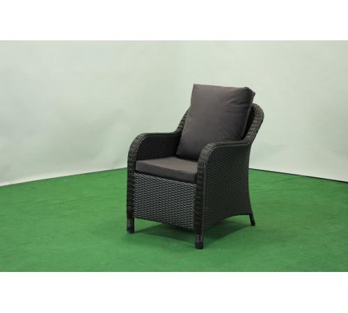 Комплект садових меблів Greengard Версаль, коричнево-чорний