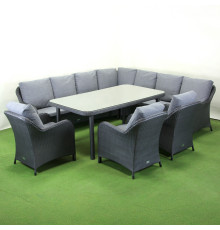 Комплект садових меблів Greengard Версаль, сірий