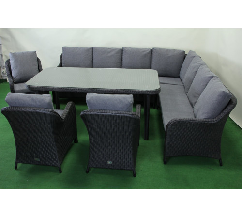 Комплект садових меблів Greengard Версаль, сірий