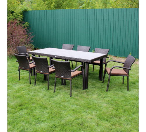 Комплект садових меблів Greengard Верона 200, коричневий