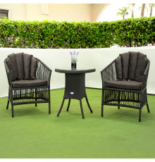 Комплект садових меблів Greengard Дарвін, коричневий