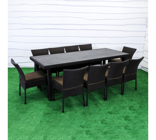 Комплект садових меблів Greengard Верона 220, коричневий