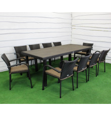 Комплект садових меблів Greengard Верона 220, коричневий