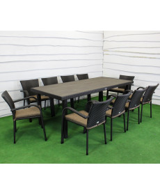 Комплект садових меблів Greengard Верона 220, коричневий