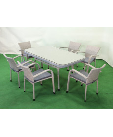 Комплект садових меблів Greengard Крістал 160, бежевий