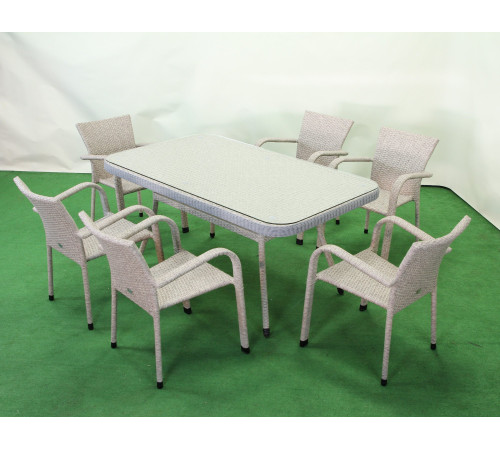 Комплект садових меблів Greengard Крістал 160, бежевий