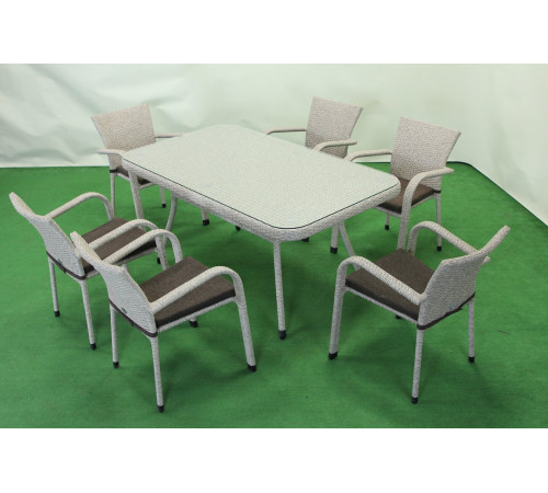 Комплект садових меблів Greengard Крістал 160, бежевий