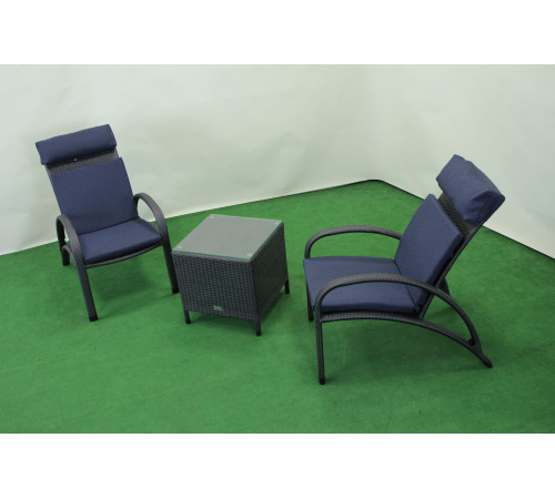 Комплект садових меблів Greengard Пляж, сіро-синій