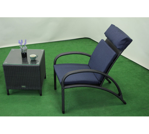 Комплект садових меблів Greengard Пляж, сіро-синій