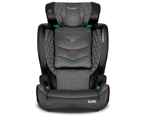 Автокрісло Nukido Louis чорно-сіре 15-36 кг ISOFIX