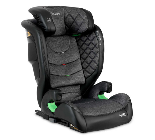 Автокрісло Nukido Louis чорно-сіре 15-36 кг ISOFIX