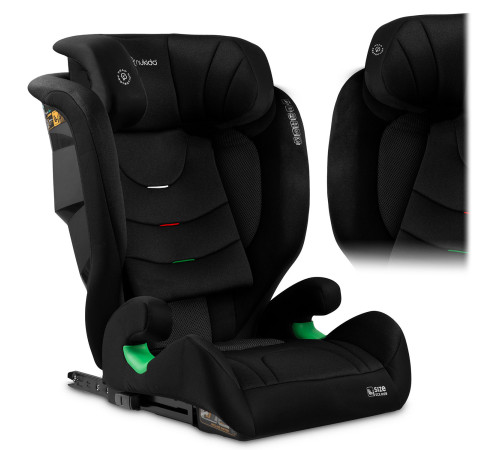 Автокрісло Nukido Louis Soft чорне 15-36 кг ISOFIX