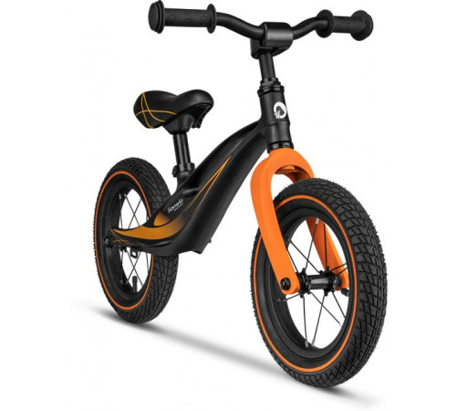 Біговел Lionelo Bart Air Sporty Black - помаранчево-чорний Біговел Lionelo Bart Air Sporty Black - помаранчево-чорний