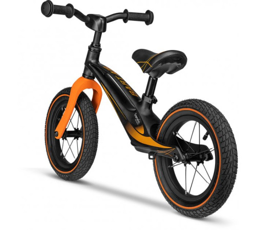 Біговел Lionelo Bart Air Sporty Black - помаранчево-чорний Біговел Lionelo Bart Air Sporty Black - помаранчево-чорний