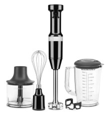 Блендер заглибний KitchenAid 5KHBV83EOB з аксесуарами, чорний