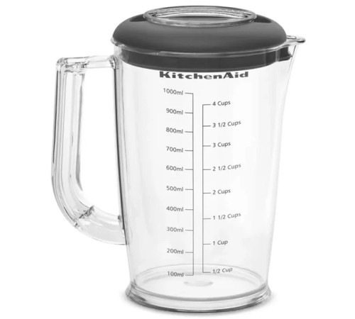 Блендер заглибний KitchenAid 5KHBV83EOB з аксесуарами, чорний