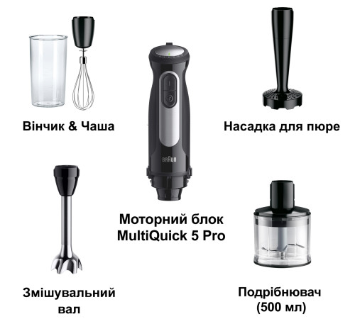 Блендер BRAUN MQ 55307 MBK