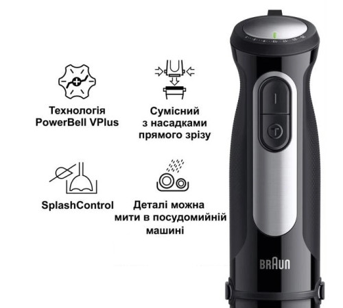 Блендер BRAUN MQ 55755 MBK