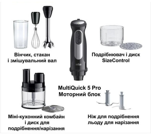 Блендер BRAUN MQ 55755 MBK