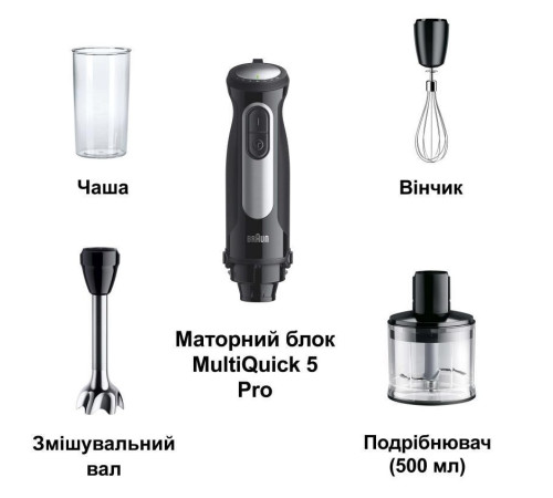Блендер BRAUN MQ 55236 MBK