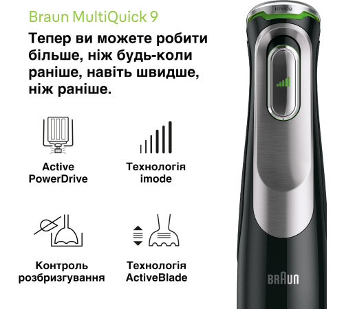 Блендер BRAUN MQ 9187 XLI BK