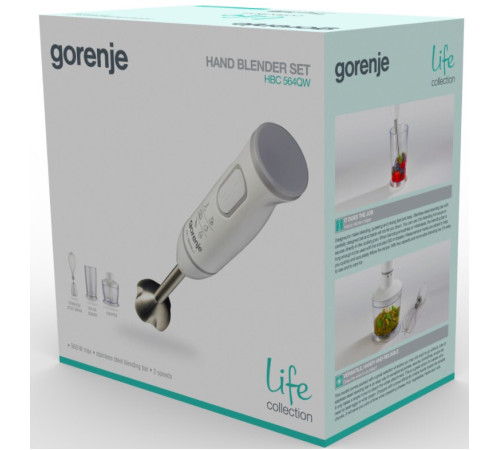 Блендер заглибний GORENJE HBC 564 QW