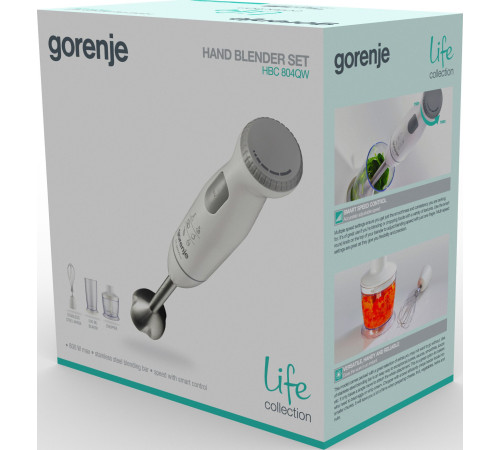 Блендер заглибний GORENJE HBC 804 QW