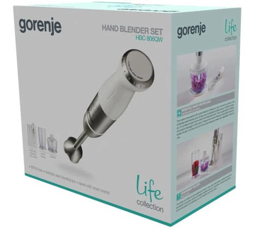 Блендер заглибний GORENJE HBC 806 QW