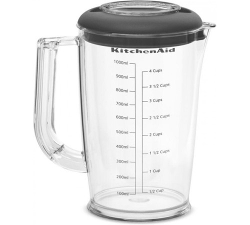 Блендер заглибний KitchenAid 5KHBV83EDG з аксесуарами, сірий
