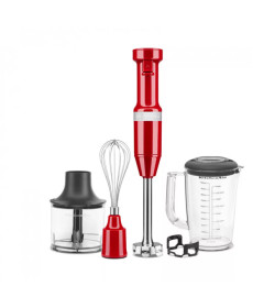 Блендер заглибний KitchenAid 5KHBV83EER з аксесуарами, червоний