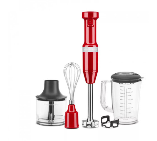 Блендер заглибний KitchenAid 5KHBV83EER з аксесуарами, червоний