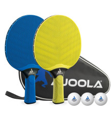 Набір для настільного тенісу Joola Vivid Outdoor, синьо-жовтий