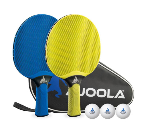 Набір для настільного тенісу Joola Vivid Outdoor, синьо-жовтий