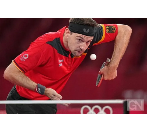 Ракетка для настільного тенісу Butterfly Timo Boll Force FL, чорно-червона